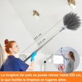 thumbnail image 4 of Plumero de Limpieza, 7 en 1 Plumero Extensible para Limpieza, Plumero de Microfibra Flexible con Palo de Ajuste, Cepillo de Polvo Telescopico para Persianas, Telarañas y Ventanas, 4 of 4