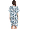 thumbnail image 2 of Beach Vacation Clothes Kimono Cardigan Loose Swimsuit Cover Up for Women Anchor Wave Tree L, 2 of 6