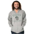 thumbnail image 5 of Spinach Makes Ya Stronger Popeye Zip Up Hoodie Men's Women's Brisco Brands S, 5 of 6