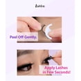 thumbnail image 5 of Lashtoc Pre-Glued Natural Look False Eyelashes, Made in Korea - Sexy Style - 3 Pieces, 5 of 6