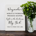 thumbnail image 4 of Inspirational Modern Minimalist Bible Verse Wall Art Decor, Scripture Wall Decor, Christian Waymaker Framed Canvas Poster Print 12 x 15 inch Decoration Painting for Home Office, 4 of 5