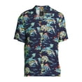 thumbnail image 5 of Star Wars Men’s and Big Men’s Tropic Baby Yoda Button Front Shirt with Short Sleeves, Sizes S-3XL, 5 of 5