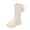 Beige, variant on Kids Knee High Riding Boots Fashion Winter Boots Zipper Tall Kids Boots Girls (Toddler/Little Kid/Big Kid),2
