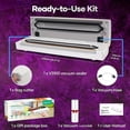 thumbnail image 3 of Vacuum Sealing Machine, Automatic Food Sealer with Bag Cutter, Vacuum Seal Roll Included, Dry & Moist Food Modes, 3 of 7