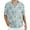 Grey Leaves, variant on Wespornow Mens Hawaiian Shirts Short Sleeve Floral Tropical Beach Casual Button Down Shirts Grey Leaves M