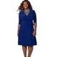 thumbnail image 1 of Vestido Corto Defiesta Elegante Sexi Casual Talla Extra Plus-Azul-XL DaraBaby Fashang Vest030_3, 1 of 2