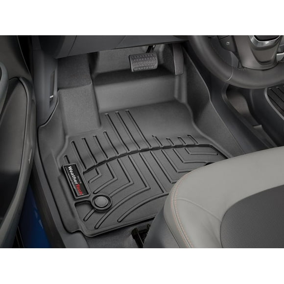 Weathertech Floor Liner 4411701 FloorLiner; Molded Fit; Black; Thermoplastic Polyolefin TPO Vacuum Formed Material; 2 Piece