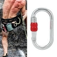 thumbnail image 2 of O Shape Carabiner, Corrosion Resistance Heavy Duty Carabiner, For Hammocks Outdoor, 2 of 8