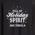 thumbnail image 3 of Instant Message - Full Of Holiday Spirit Funny Christmas - Men's Long Sleeve T-Shirt, 3 of 6