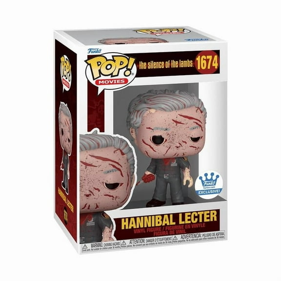 Funko Pop Movies Silence of the Lambs Hannibal Lecter as Guard Bloody Exclusive