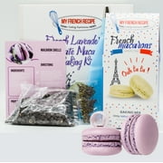Macaron Baking Kit: French Lavender and Chocolate Macarons kit - All You Need to Bake at Home this Delicate Treat - We Make It Easy To Bake