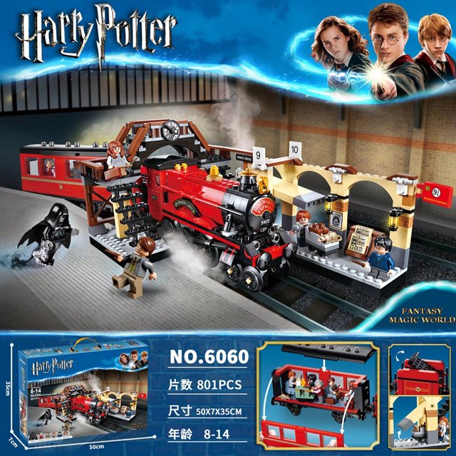 Harry Potter Building Blocks Assembled Model, Magic World Fans Gifts, Building Blocks Suit-SinKeeU
