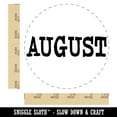 thumbnail image 2 of August Month Calendar Fun Text Rubber Stamp for Scrapbooking Crafting Stamping - Large 1-1/4 Inch, 2 of 7