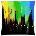 thumbnail image 1 of BOSDECO Paint Splatter Pillow Case Pillowcases Cushion Case Cover 18x18 inches, 1 of 1
