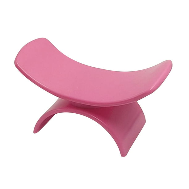 Mesa de descanso para uñas, escritorio antideslizante, para uso de técnicos de uñas, para salón de belleza y decoración de uñas. Rosa