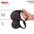 thumbnail image 4 of Flexi FUN Dots Medium Retractable Dog Leash, Pink, 5m/16ft, 4 of 9