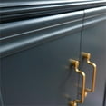 thumbnail image 2 of 25 in. Single Wooden Vanity  Dark Gray with White Carrara Rectangle Sink, 2 of 11