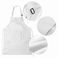 thumbnail image 5 of 24 Piezas Conjunto de Delantal para Niños Y Gorro de Cocinero Delantal de Cocina Infantil Ajustable para Cocinar Y Pintar, 5 of 5