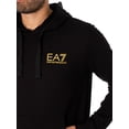 thumbnail image 4 of EA7 Logo Pullover Hoodie, Black, 4 of 7