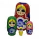 thumbnail image 5 of Conjunto de Muñecas Anidadas Matryoshka, Juguetes Artesanales de Madera para Regalo Especial rojo, 5 of 9