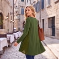 thumbnail image 6 of Womens Lace Tops Dressy Casual Long Sleeve Shirts Flowy Tunic Top Wrinkle Free Blouses for Leggings, 6 of 9