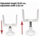 thumbnail image 2 of Sturdy and Elegant Adjustable Radiator Supports for Classic Cast Iron Columns in Your Home (Pack of 2) 2pcs, 2 of 2