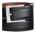 thumbnail image 2 of Perry Ellis Mens Timothy Leather Textured Casual Belt Black 30, 2 of 3