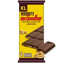 Hershey's Mr. Goodbar Chocolate with Peanuts XL Candy, Bar 4.4 oz, 16 Pieces