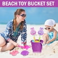 thumbnail image 2 of Children'S Beach Toy Bucket Set Crab Sand Shovel Summer Seaside Sand Digging Sand Playing Tools Hourglass, 2 of 7