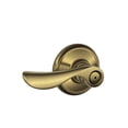 thumbnail image 3 of Schlage Champagne Lever Bed and Bath Lock, 3 of 7