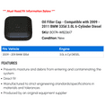 thumbnail image 2 of Oil Filler Cap - Compatible with 2009 - 2011 BMW 335d 3.0L 6-Cylinder Diesel 2010, 2 of 2