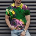 thumbnail image 4 of IROINNID Men'S T-Shirts Big and Tall T Shirts for Men, Thin Lightweight Basic Round Neck Pullover Stripe Tops for Men, 4 of 5