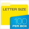 thumbnail image 5 of Pendaflex Interior File Folders 1/3 Cut Top Tab Letter Yellow 100/Box 421013YEL, 5 of 6