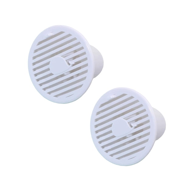 Billuyoard Drenaje de piso con cierre automático , 2 pack/lote, evita el reflujo, fácil de instalar, múltiples aplicaciones Accesorios de baño Blanco