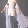 thumbnail image 7 of Hzzsbu Organza Arm Sleeves Elegant Tulle Sleeves Chinese Hanfu Water Sleeves for Wedding Dress Ethnic Dance Dress Accessories, 7 of 7