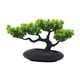 thumbnail image 2 of Plantas artificiales, vegetación, bonsái, decoración, maceta pequeña falsa, planta artificial de interior para Verde 35x21cm, 2 of 9
