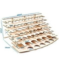 thumbnail image 3 of Labymos DIY Wooden Paint Rack Stand Painting Ink Bottle Storage Holder Organizer Pigment Shelf Paintings, 3 of 8
