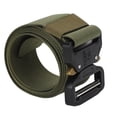 thumbnail image 4 of Cinturón de cintura de liberación rápida, sencillo, elegante, duradero, impermeable, a prueba de sudor, multiusos, cinturón táctico para exteriores, color verde, 4 of 5