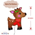 thumbnail image 6 of PMU Christmas Reindeer 38 Inch Mylar-Foil Balloon Pkg/1, 6 of 6