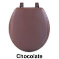 thumbnail image 1 of Fantasia 17 Inch Chocolate Soft Standard Vinyl Toilet Seat, 1 of 6