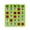 Green, variant on GSE Games & Sports Expert 10-Pack Green Jumbo Shutter Bingo Cards, Finger-Tip Slide Bingo Game Cards with Easy-Read Large Numbers & Sliding Windows