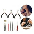thumbnail image 1 of CUITING 11 Pcs Ensembles d'Outils de Fabrication de Bijoux DIY et Outils de Réparation de Bijoux Incluent Pinces Pinces Anneau Kit d'Aiguilles Accessoires pour Collier Bricolage Réparation Nettoyage, 1 of 9