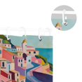thumbnail image 5 of Yayeee Shower Curtain with Hooks 72"x72" Waterproof Fabric Bathroom Hanging Decor, Abstract Painting, 5 of 5