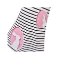 thumbnail image 6 of Girls Dress Easter Egg Bunny Rabbit Black White Stripe Short Sleeve 7 Years, 6 of 7