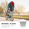 thumbnail image 3 of HAMPPLIES 1Pcs Stable Bike Basket in Grey with Plastic and Aluminum Alloy for General Users, 3 of 8