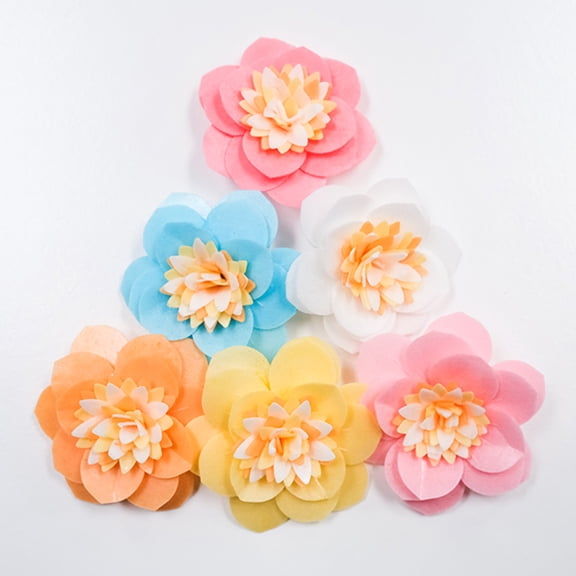 Taty - edible wafer paper flower 6pk