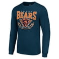 thumbnail image 2 of Men's Starter Navy Chicago Bears '80s Inspired Team Logo Long Sleeve T-Shirt, 2 of 3