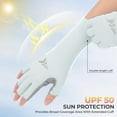 thumbnail image 3 of KastKing Sol Armis Pro UPF50+ Fishing Gloves-Quick-Dry, Full Finger & 3/4 Fingerless Sun Protection Gloves Men Women for Outdoor, 3 of 7