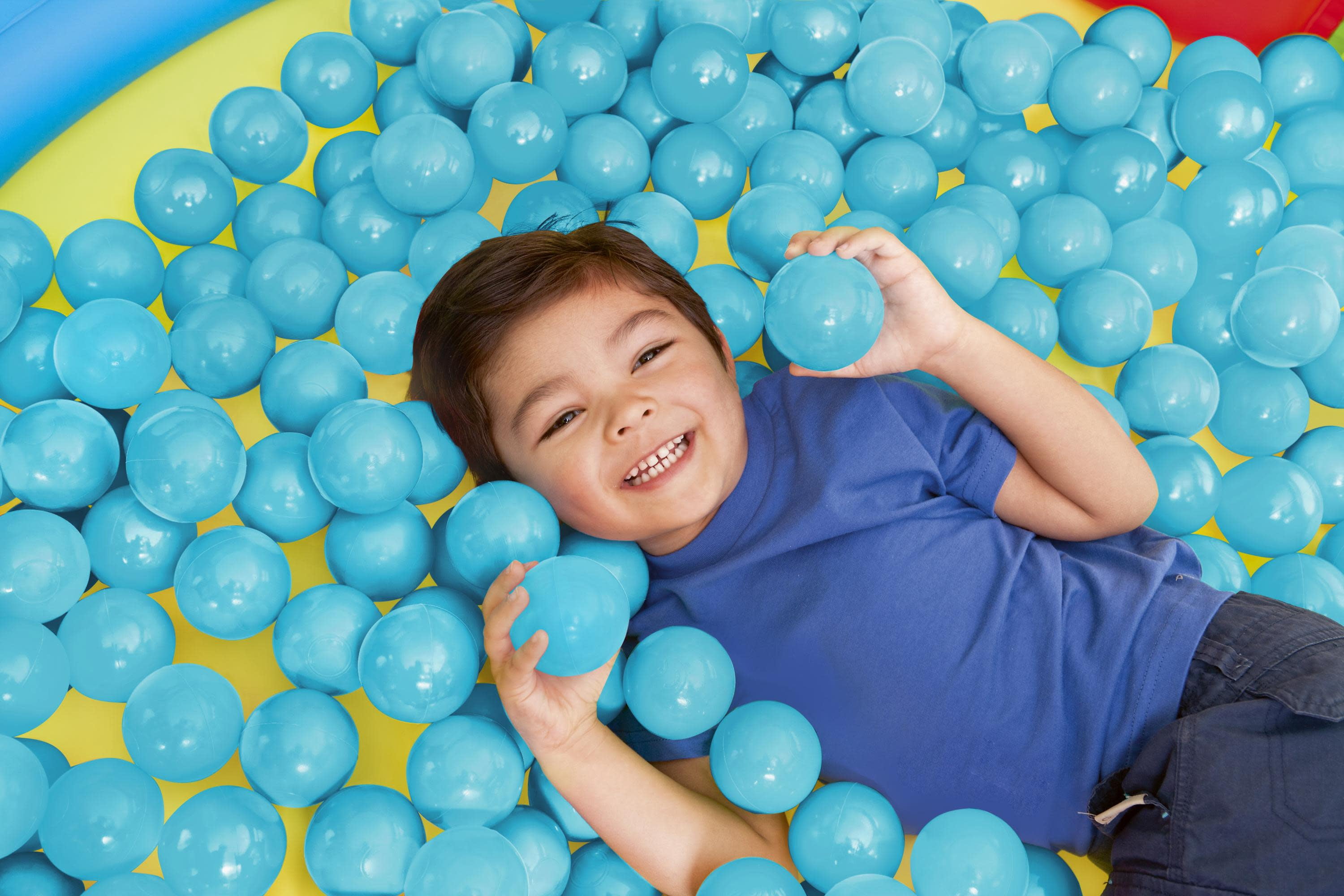 Play Day Non-Toxic 100 Play Balls Light Blue