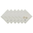 thumbnail image 1 of Design Imports CAMZ10702 Sparkle Snowflakes Embroidered Napkin Set - Set of 6, 1 of 6